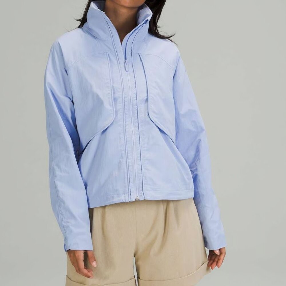 Lululemon Women's Lavender Dusk Always Effortless Run Performance Jacket Size 12 - Picture 1 of 9